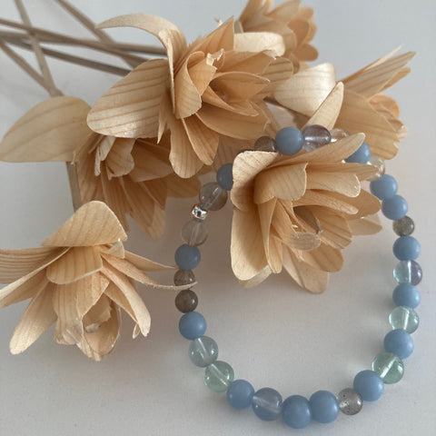 angelite | fluorite | labradorite