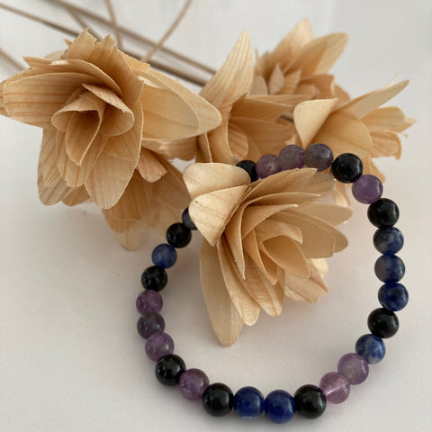 amethyst | sodalite | black tourmaline