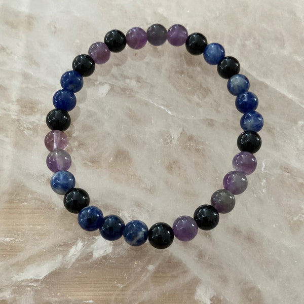 amethyst | sodalite | black tourmaline