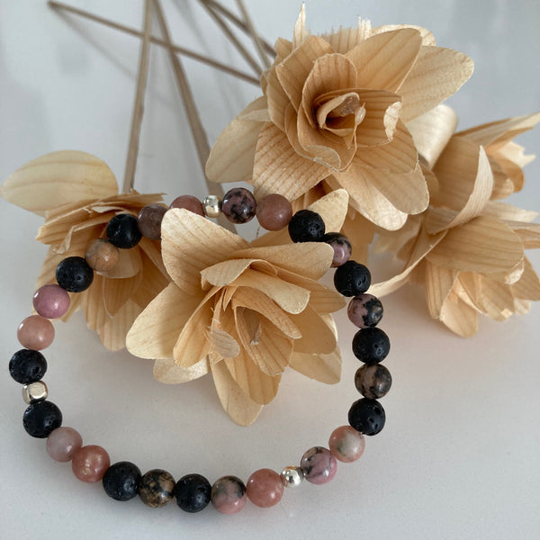 rhodonite | lava stone