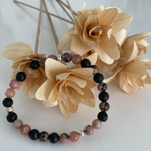 rhodonite | lava stone