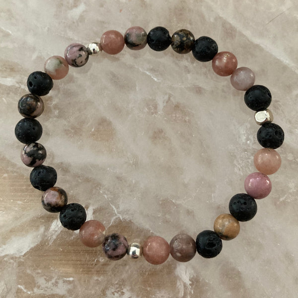 rhodonite | lava stone
